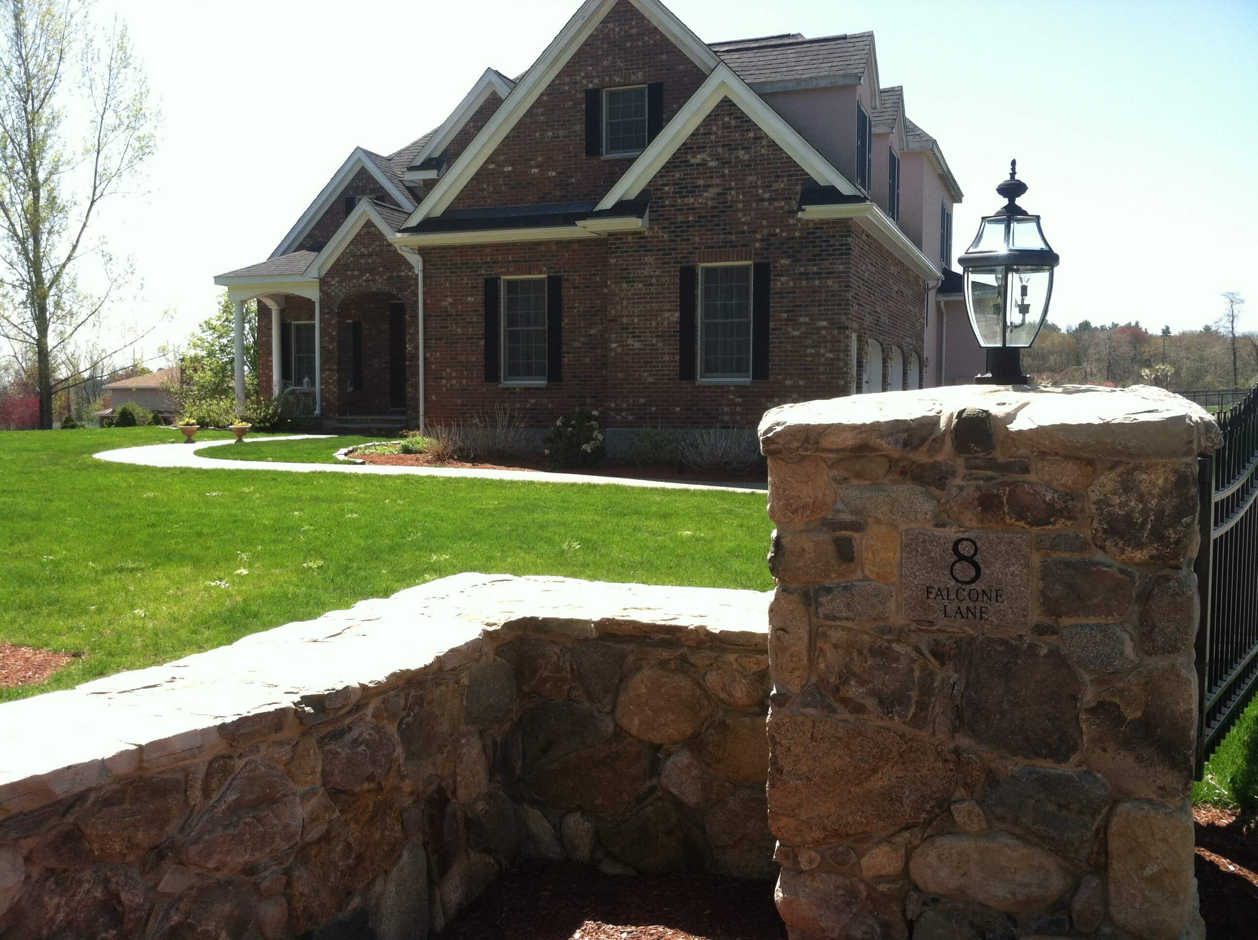 Residential Masonry Brick Fronts Walpole, Waltham, Dover Deluca